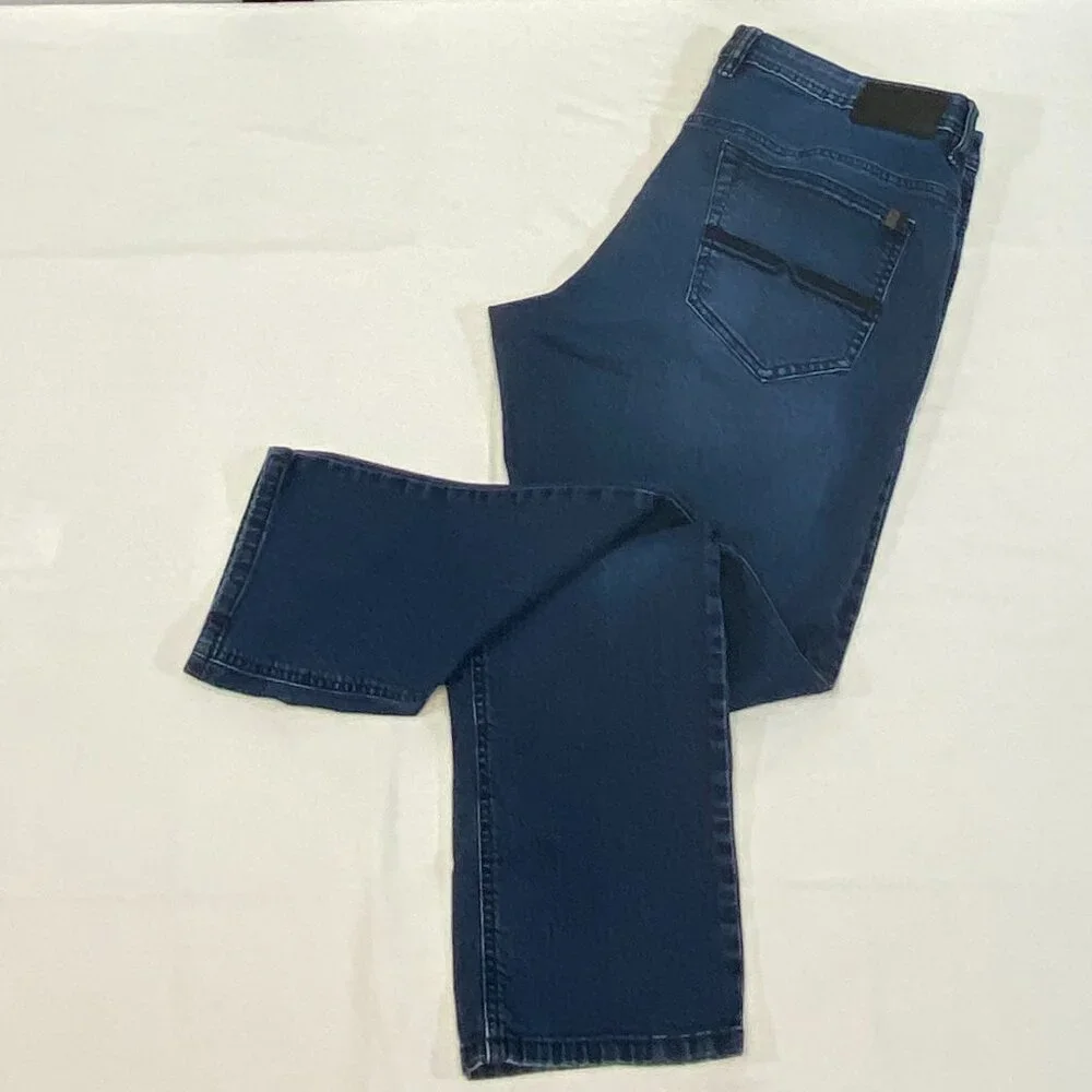 Buffalo David Bitton Axel Super Soft Stretch Slim Denim Jeans Faded Blue 38